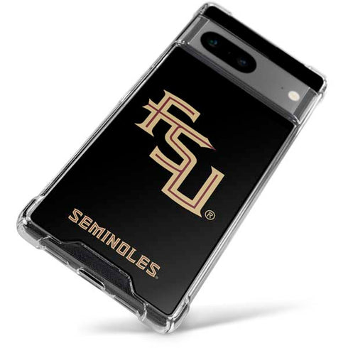 Florida State FSU Seminoles Black Google Pixel 8 Clear Case